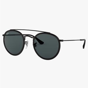 Ray-ban double bridge round - black